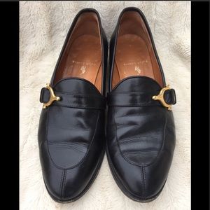Ralph Lauren Black leather loafers sz 7.5